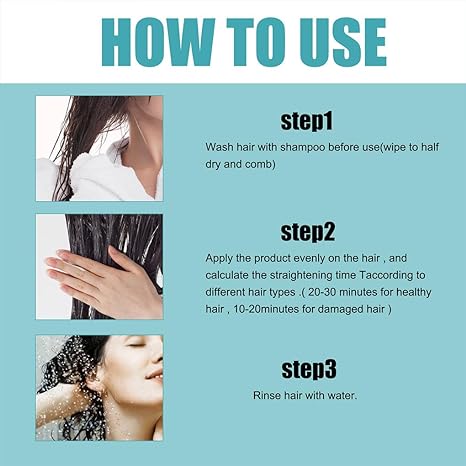 Protein Correction Straight Hair Cream – Smoothing & Repair Treatment (60ml)