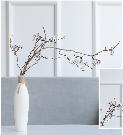 Modern Ceramic Vase with Artificial Flowers – Elegant Home Décor Arrangement