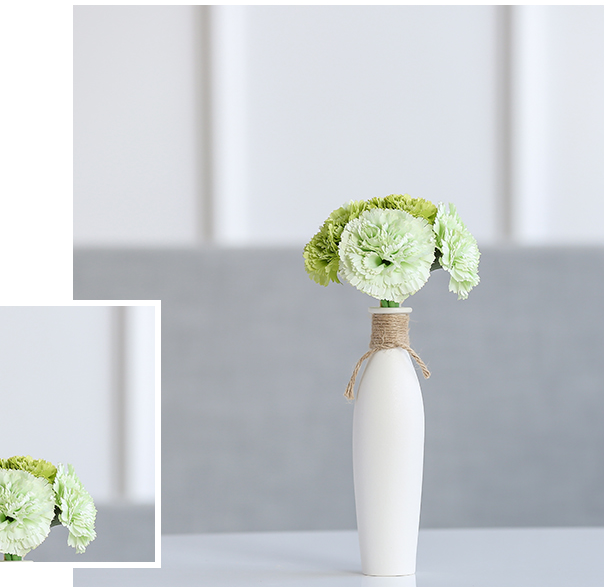 Modern Ceramic Vase with Artificial Flowers – Elegant Home Décor Arrangement