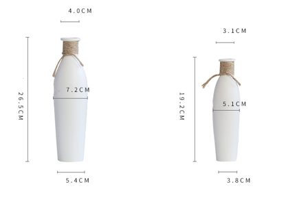 Modern Ceramic Vase with Artificial Flowers – Elegant Home Décor Arrangement