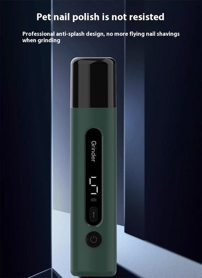 Electric Pet Nail Grinder – Quiet, Safe & Rechargeable Trimmer for Dogs & Cats
