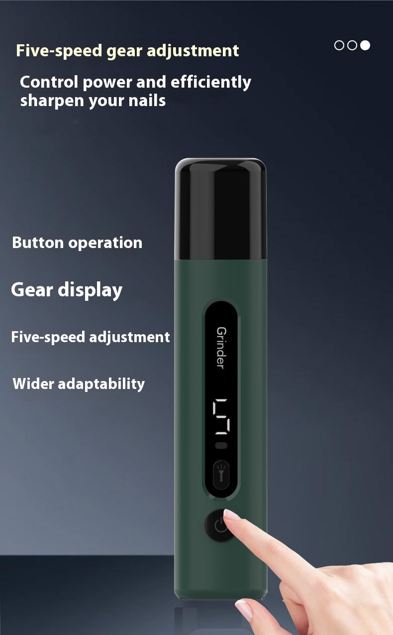 Electric Pet Nail Grinder – Quiet, Safe & Rechargeable Trimmer for Dogs & Cats