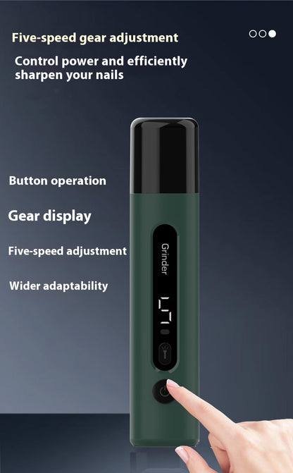 Electric Pet Nail Grinder – Quiet, Safe & Rechargeable Trimmer for Dogs & Cats