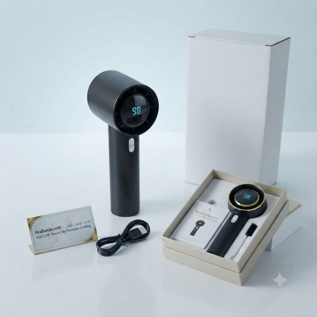 Ice Wind FS-20 — Portable Hurricane Handheld Fan | Cool Air Wherever You Go