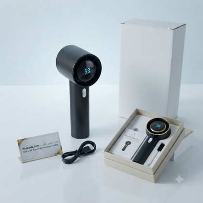 Ice Wind FS-20 — Portable Hurricane Handheld Fan | Cool Air Wherever You Go
