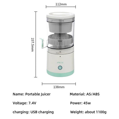 Portable USB Citrus Juicer