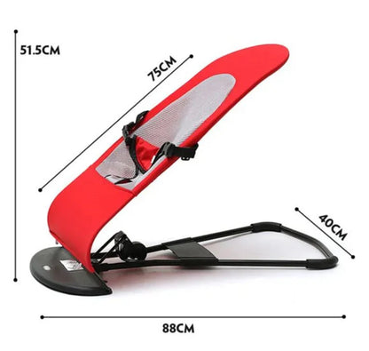 Foldable Soft Baby Bouncing Chair with Toy Bar