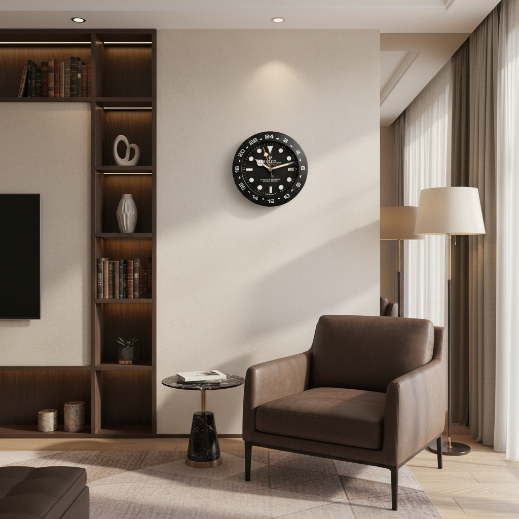 Explorer II–Inspired Luxury Wall Clock