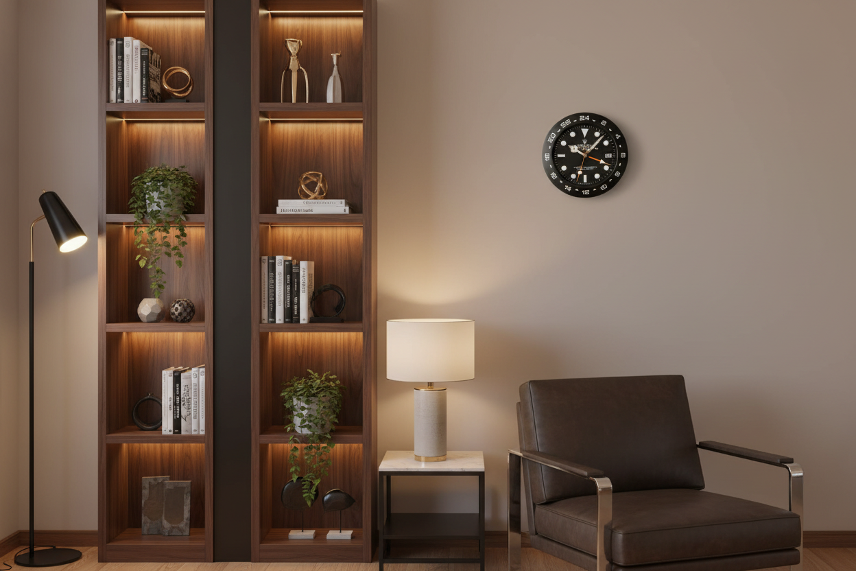Explorer II–Inspired Luxury Wall Clock