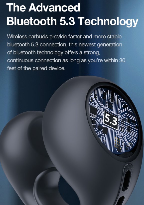 Bone Conduction Headphones – Bluetooth 5.0 | IPX5 Waterproof | 8D Sound