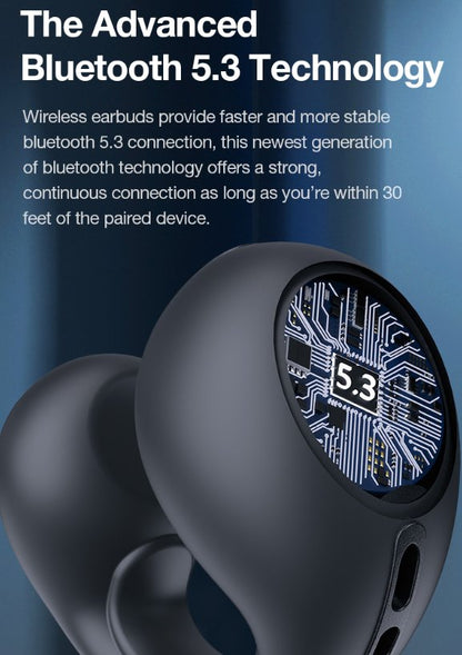 Bone Conduction Headphones – Bluetooth 5.0 | IPX5 Waterproof | 8D Sound