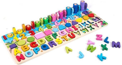 BrainBuilders Kids Learning Board | 5-in-1 Educational Toy