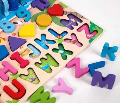 BrainBuilders Kids Learning Board | 5-in-1 Educational Toy