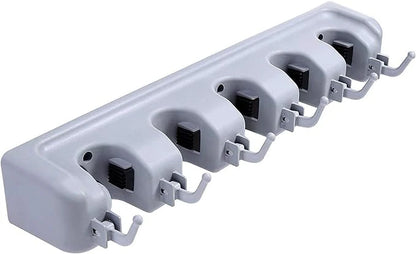 Wall Mounted Mop & Broom Holder – Space-Saving Organizer