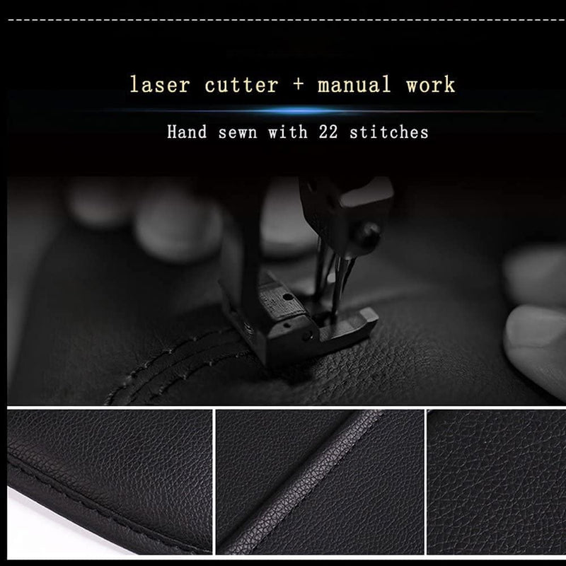 Premium PU Leather Car Seat Back Organizer – Multi-Pocket Storage
