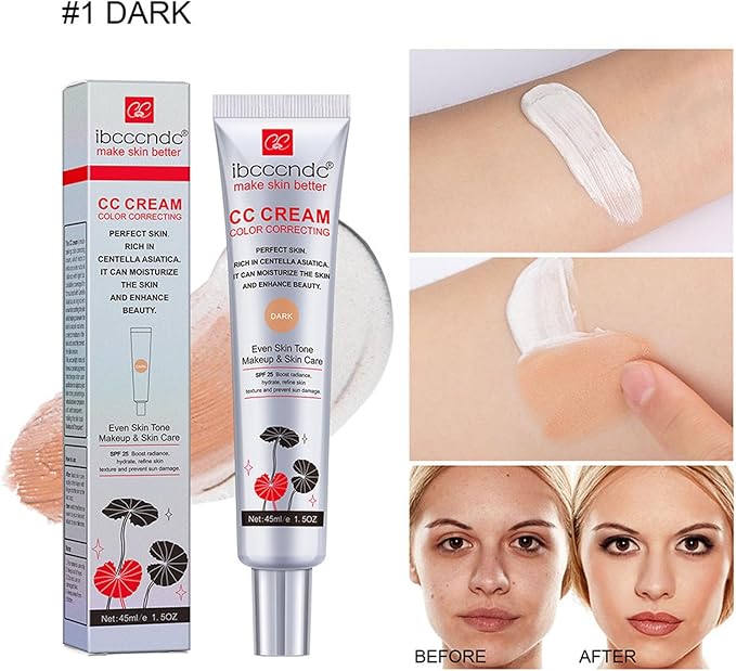 IBCCNDC CC Cream SPF 25 – Color Correcting & Moisturizing (45ml)