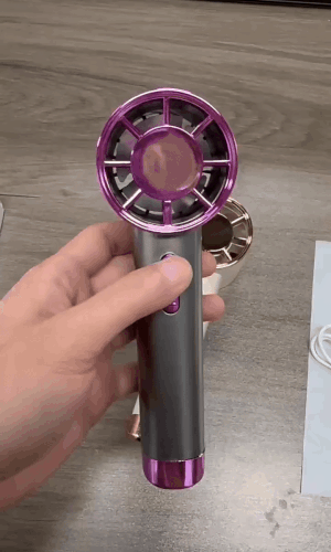 Ice Wind FS-20 — Portable Hurricane Handheld Fan | Cool Air Wherever You Go