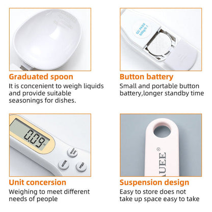Digital Spoon Scale – Precision Mini Kitchen Scale 500g/0.1g