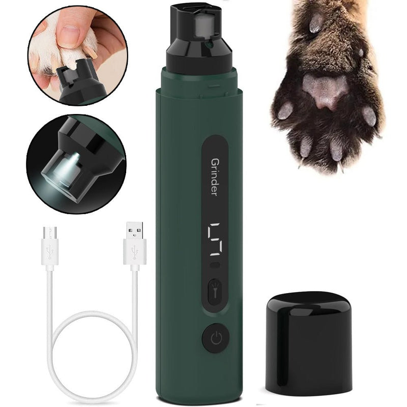Electric Pet Nail Grinder – Quiet, Safe & Rechargeable Trimmer for Dogs & Cats