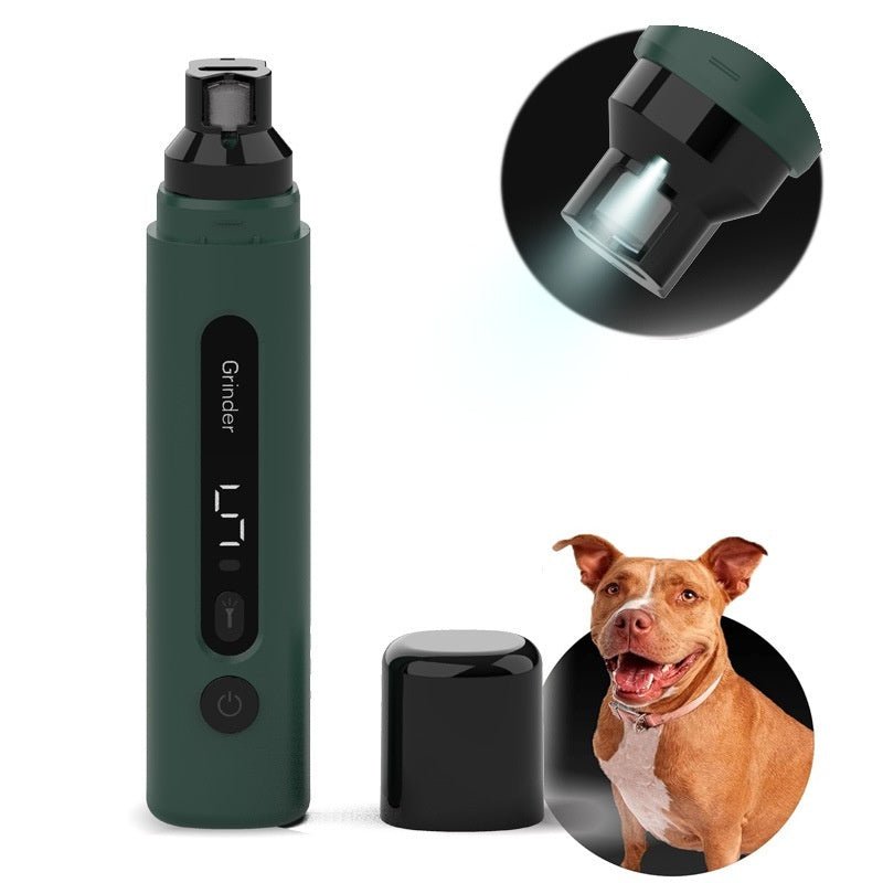 Electric Pet Nail Grinder – Quiet, Safe & Rechargeable Trimmer for Dogs & Cats