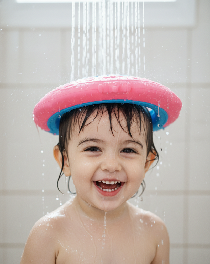 Kidilo Baby Shower Cap – Tear-Free Bath Hat for Babies & Toddlers