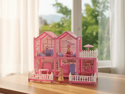 The Villa Garden Coloring Dollhouse