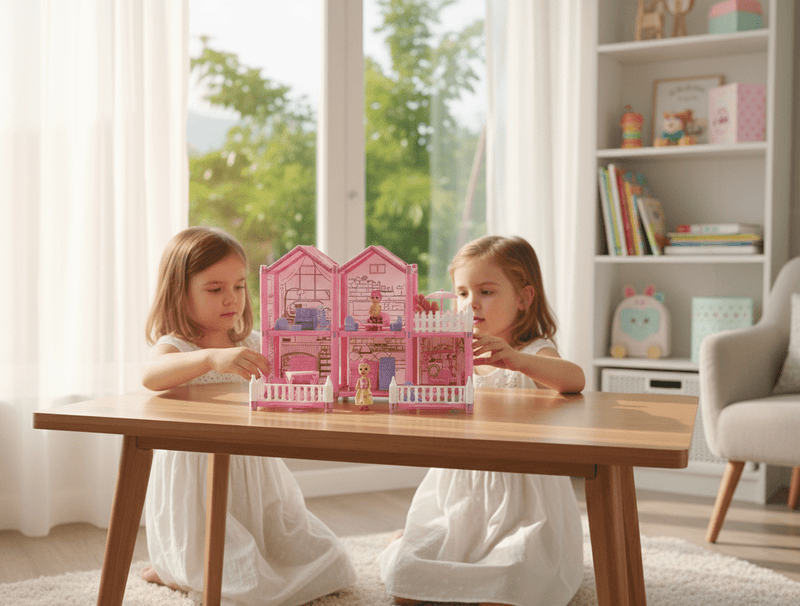 The Villa Garden Coloring Dollhouse
