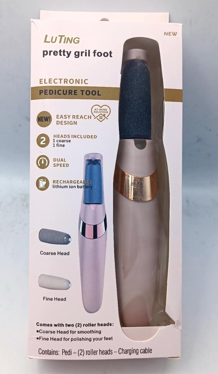 Rechargeable Electric Foot Callus Remover – Dual Speed Pedicure Tool