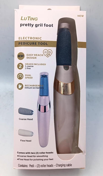 Rechargeable Electric Foot Callus Remover – Dual Speed Pedicure Tool