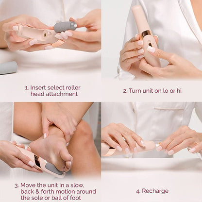 Rechargeable Electric Foot Callus Remover – Dual Speed Pedicure Tool