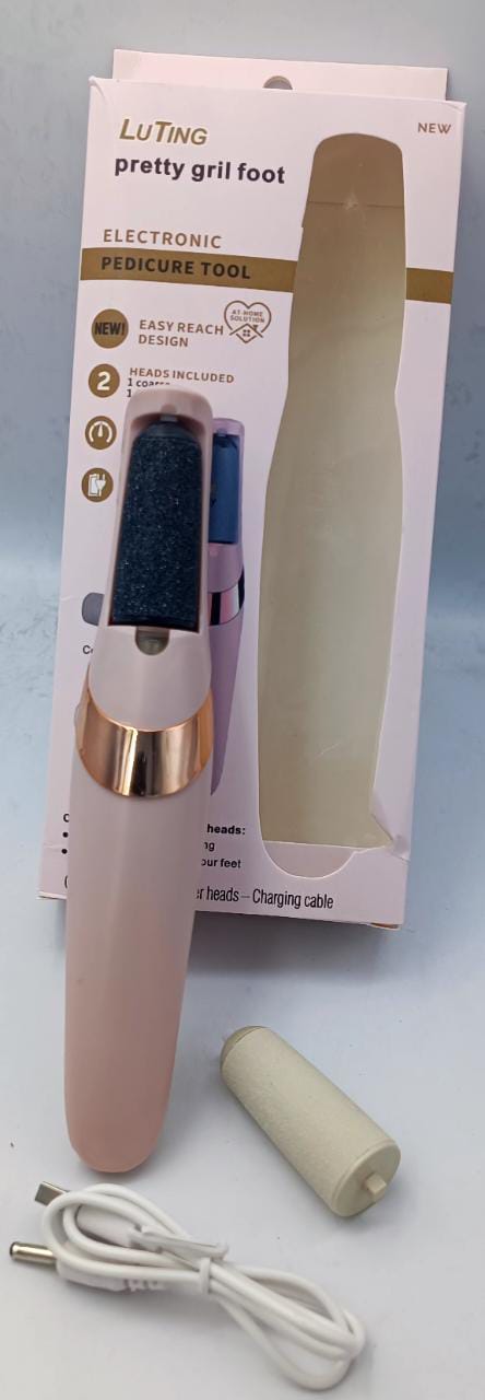 Rechargeable Electric Foot Callus Remover – Dual Speed Pedicure Tool