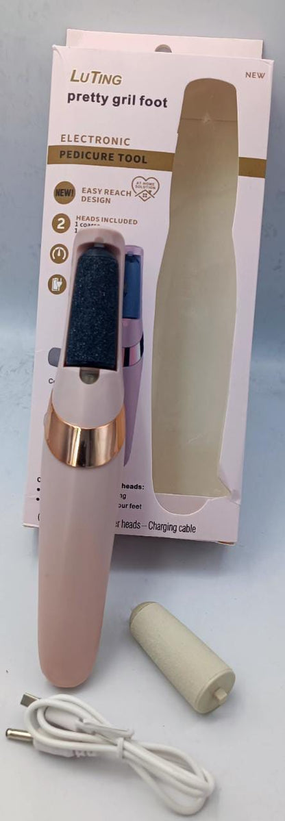 Rechargeable Electric Foot Callus Remover – Dual Speed Pedicure Tool