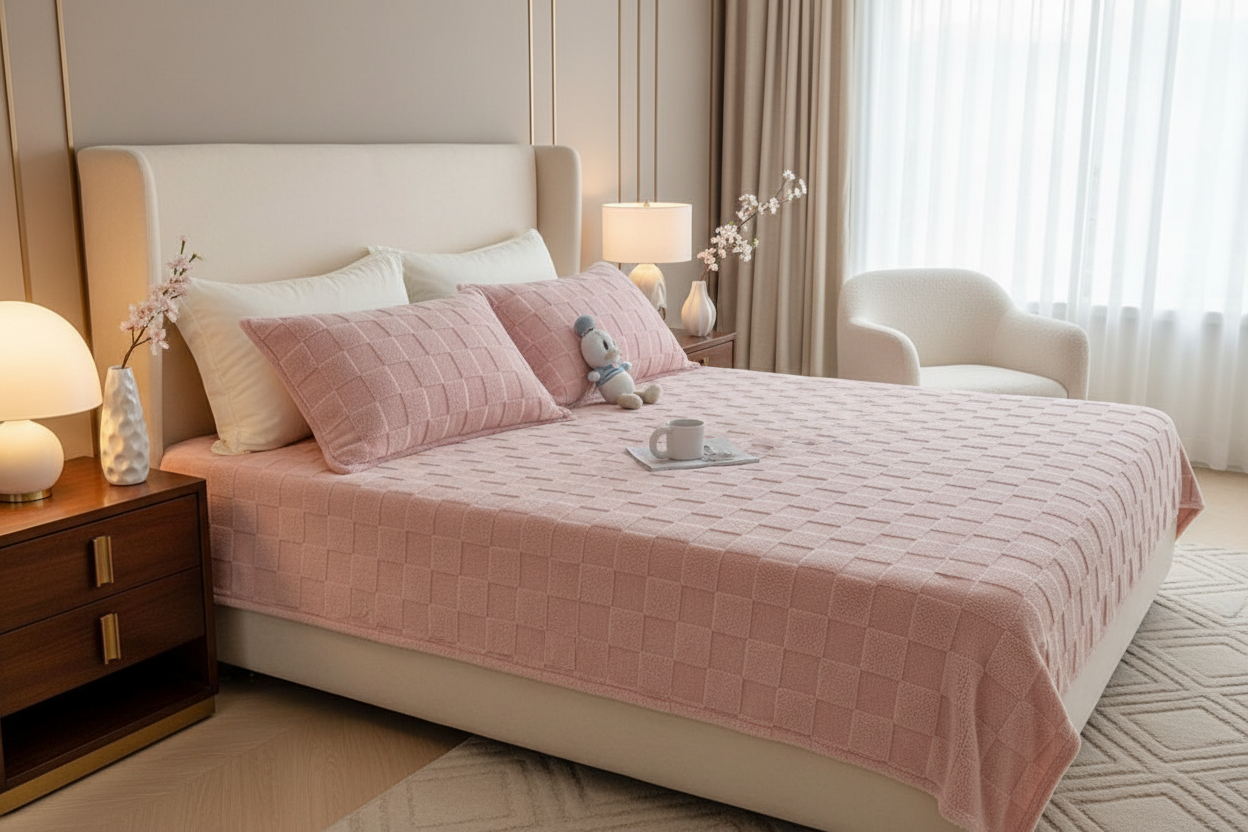 Fleece Bedspread - Bedroom Style 2