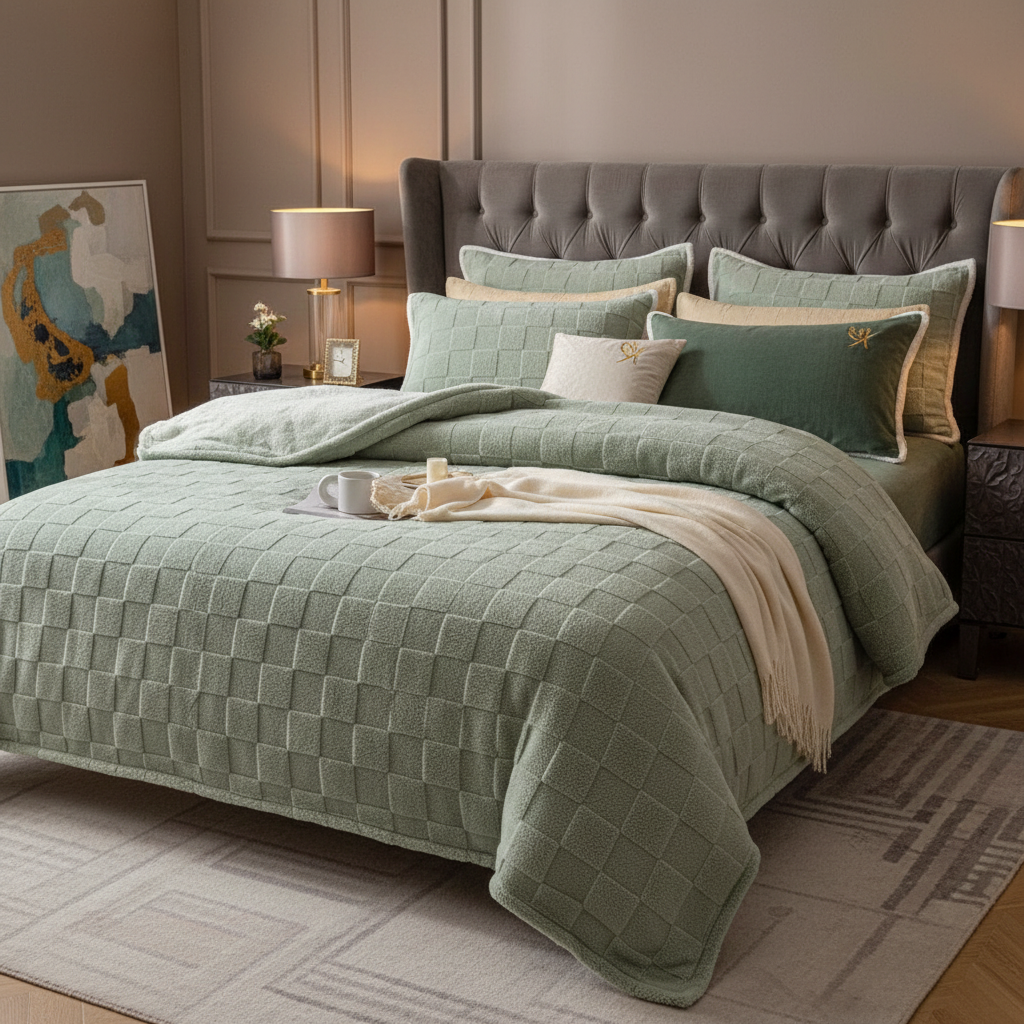 Fleece Bedspread - Image 1 Styled