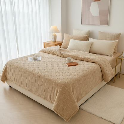 Fleece Bedspread - Image 3 Styled
