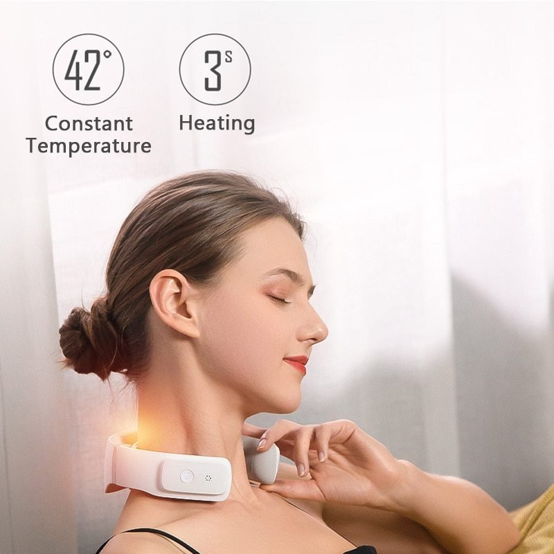 Jeeback G3 Cervical Neck Massager – جهاز مساج الرقبة | TENS Pulse Heat Therapy UAE
