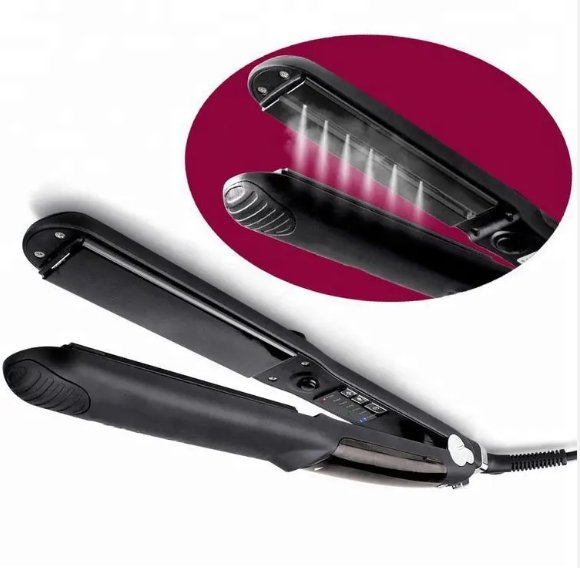Hair Steam Straightener – Ceramic Plates & Moisture Infusion