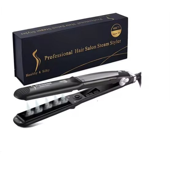 Hair Steam Straightener – Ceramic Plates & Moisture Infusion