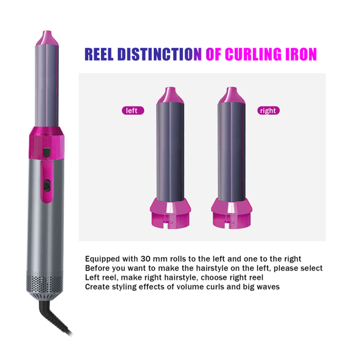 5-in-1 Hot Air Brush Styler with Ionic Technology
