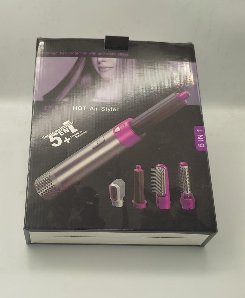 5-in-1 Hot Air Brush Styler with Ionic Technology