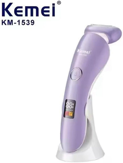 Kemei Lady Electric Shaver & Facial Trimmer | ماكينة حلاقة نسائية كيمي