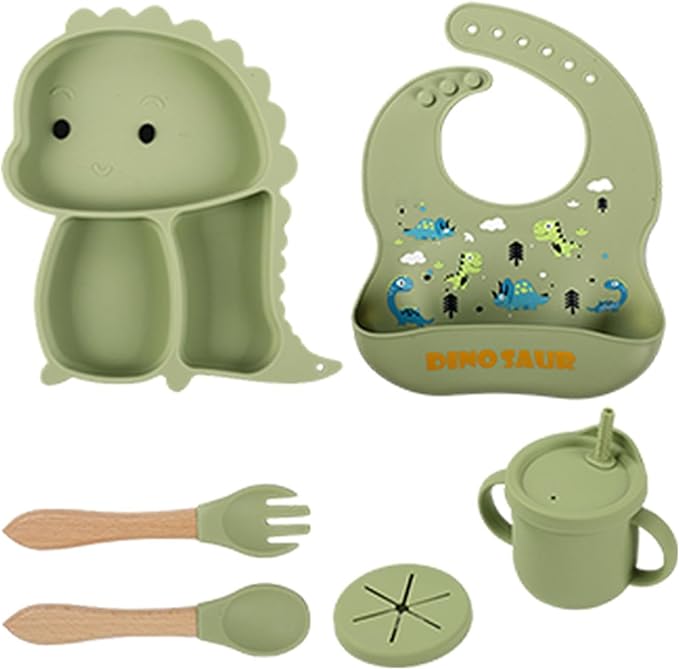 Kidilo Baby Feeding Set – Food-Grade Silicone Dining Set for Babies & Toddlers