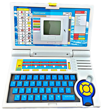 Kids English Learning Laptop | 20 Interactive Activities for Ages 3+