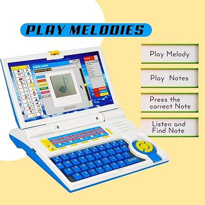 Kids English Learning Laptop | 20 Interactive Activities for Ages 3+