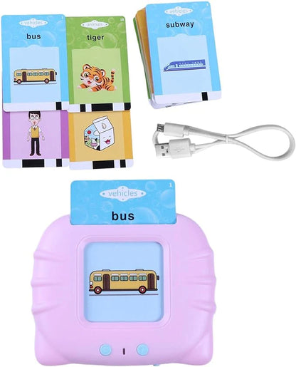 Kids Flash Cards Learning Machine – 112 Word Cards with Sound