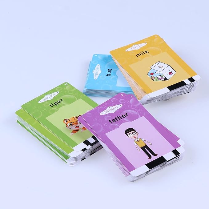 Kids Flash Cards Learning Machine – 112 Word Cards with Sound