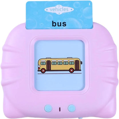Kids Flash Cards Learning Machine – 112 Word Cards with Sound