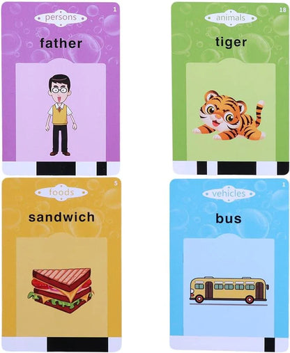 Kids Flash Cards Learning Machine – 112 Word Cards with Sound