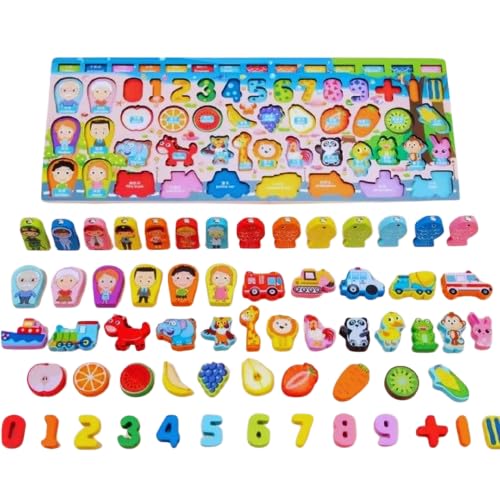 KidzLearn 6-in-1 Traffic Matching & Counting Board