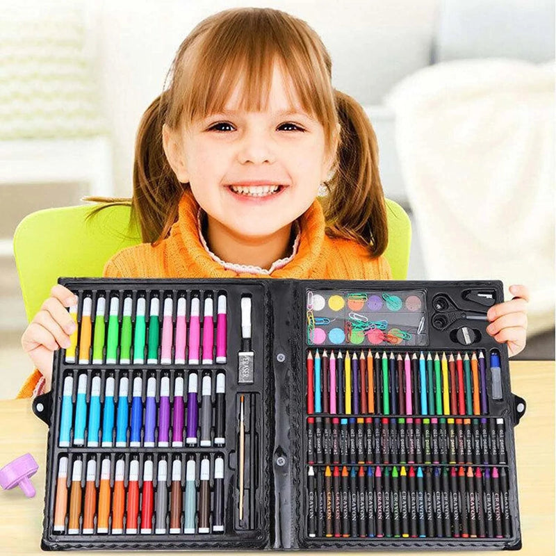 150-Piece Complete Art Set for Kids | Markers, Crayons, Pastels & More